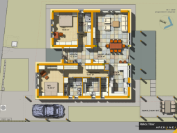 Floor plan sketches for Spatial orientation